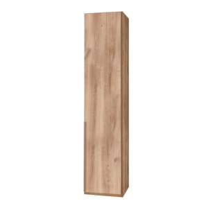 New York Wooden Wardrobe In Planked Oak With 1 Door