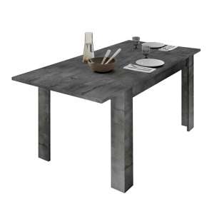 Nitro Extending Wooden Dining Table In Oxide