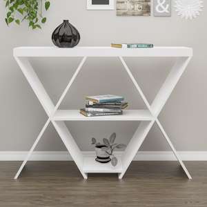 Nuneaton Wooden Console Table In White