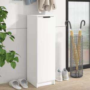 Octave Wooden Shoe Storage Cabinet In White