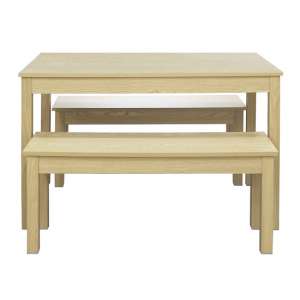 Oban Wooden Dining Set In Oak