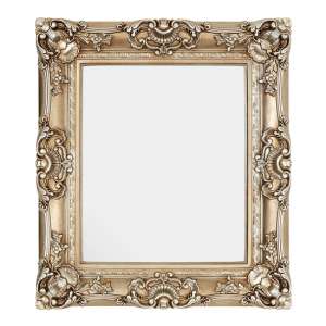 Ornatis Square Neoclassical Style Wall Mirror In Champagne