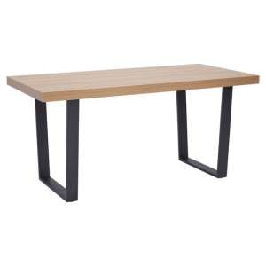 Otell Wooden Dining Table With U-Shaped base In Natural