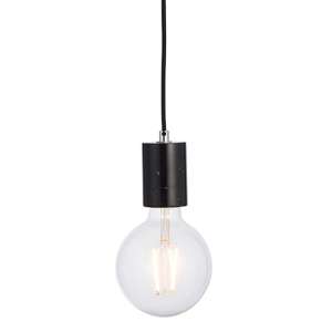 Otto Pendant Light In Black Polished Marble