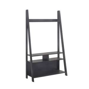 Tarvie Entertainment Unit In Black With Ladder Style