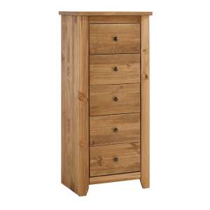 Hinkley 5 Chest Of Drawers In Pine Finish