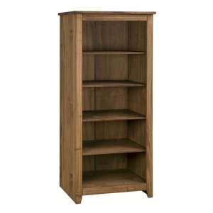 Pascal Wooden Open Shelves Bookcase In Pine