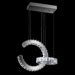 Paxley Round Chandelier Ceiling Light In Chrome