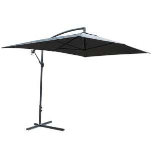 Peebles Rectangular Fabric Overhang Parasol With Steel Frame