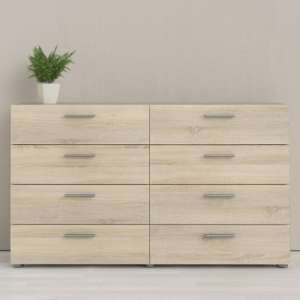 Perkin Wooden Chest Of 8 Drawers In Oak