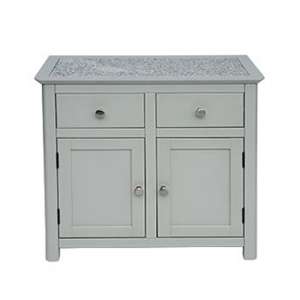 Pluckley Stone Inset Top Sideboard With 2 Doors And 2 Drawers