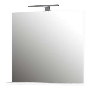 Pescara Bathroom Wall Mirror With White Frame