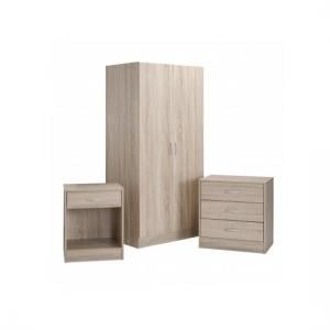 Dursley Wooden Bedroom Furniture Set In Oak
