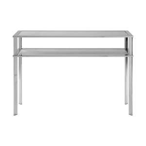 Markeb Steel Console Table With White Porcelain Tiers    