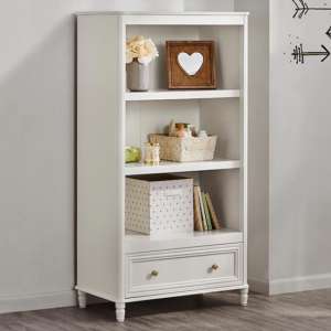 Potters Wooden Bookcase In Cream