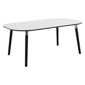 Pawling Extending Wooden Dining Table In White