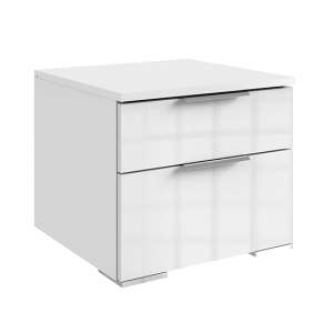 Posterior Chest Of Drawers In White High Gloss With 2 Drawers