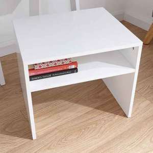 Lizard Wooden Ladder Desk Stool In White