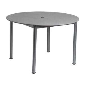 Prats Outdoor 1180mm Stone Top Dining Table In Grey