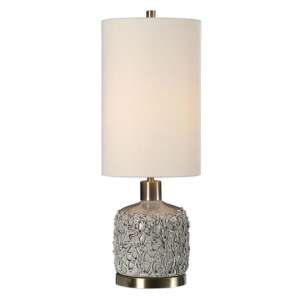 Privola Table Lamp With Antique Brass Accents