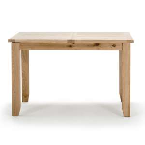 Ramore Fixed Wooden Dining Table In Natural