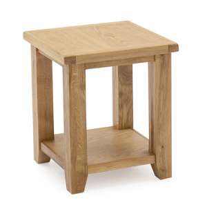 Ramore Wooden End Table In Natural