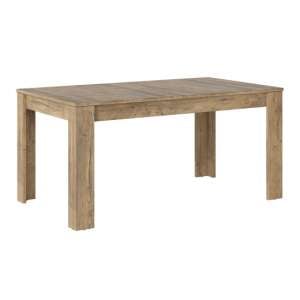 Rapilla Exdending Wooden Dining Table In Chestnut