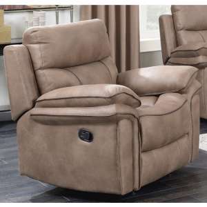 Rasalas Fabric Lounge Chaise Armchair In Sahara