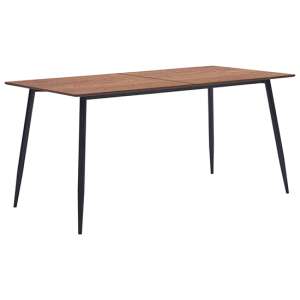 Raviv Large Wooden Dining Table In Brown