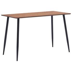 Raviv Small Wooden Dining Table In Brown