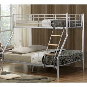 Regency Children Metal Bunk Bed In Silver