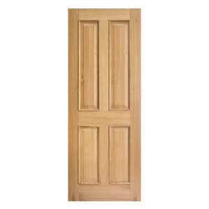Regent Raised 2040mm x 726mm Internal Door In White Oak