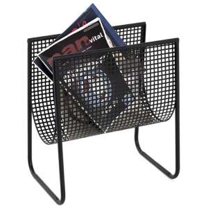 Ridgefield Metal Magazine Rack In Black