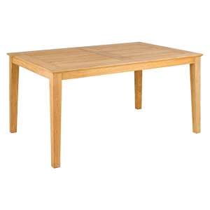 Robalt Outdoor 1500mm Wooden Dining Table In Natural