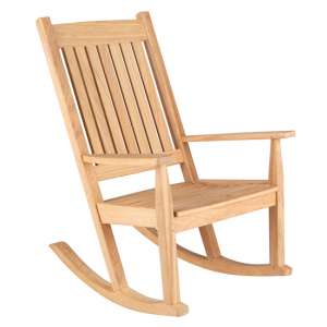 Robalt Outdoor Kent Wooden Rocking Chair In Natural