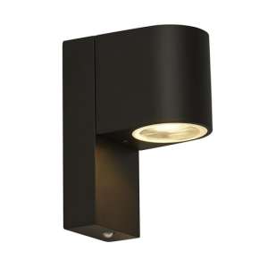 Rochester Outdoor Wall Light With Down Sensor In Black