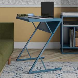 Rockingham Multifunctional Wooden Laptop Desk In Blue