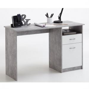 Rosemary Contemporary Computer Desk In Light Atelier And White