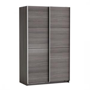 Rossett Wooden Sliding Wardrobe In Vulcano Oak And Linen