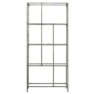 Rothmont Glass Display Unit With Silver Metal Frame