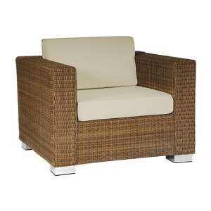 Sanmo Outdoor Lounge Chair In Red Pine