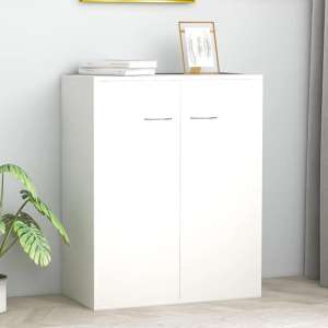 Sassy Wooden Sideboard With 2 Doors In White