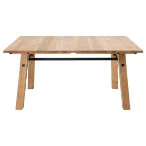 Scottsdale Rectangular 160cm Wooden Dining Table In Wild Oak