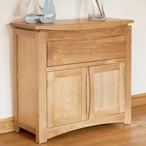 Seldon Contemporary Compact Sideboard In Oak With 2 Doors