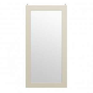 Serenity Rectangular Wall Bedroom Mirror In Ivory Frame