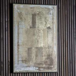 Siena Gold Foil Framed Canvas Wall Art In Multicolored