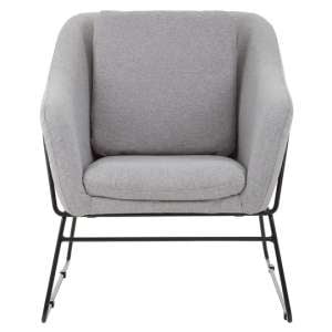 Porrima Grey Chair With Stainless Steel Legs     