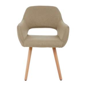 Porrima Rubberwood Dining Chair In Natural      