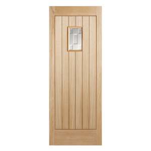 Suffolk Double Glazed 1981mm x 838mm External Door In Oak
