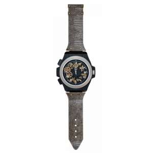 Swisk Novelty Wrist Watch Wall Clock In Silver Finish